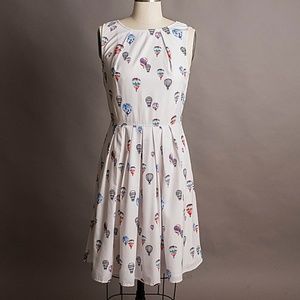 Eshakti hot air balloon print dress w/pockets - 8